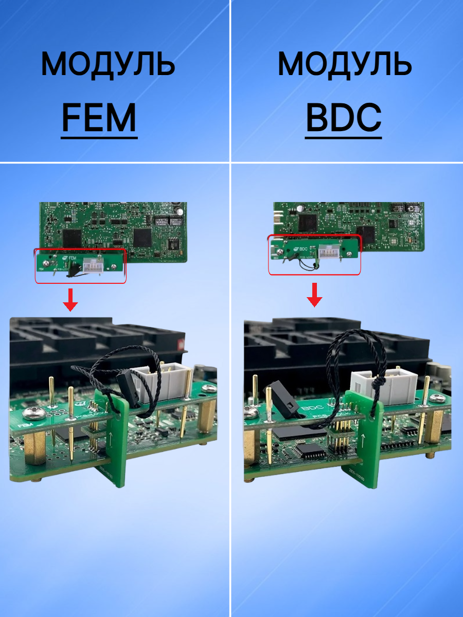 Адаптер для считывания блоков EEPROM BMW с профилем лезвия FO21