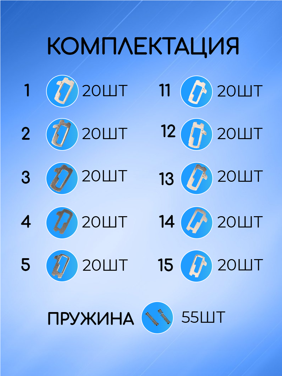 Автомобильные пины-секреты для замков FORD HU101