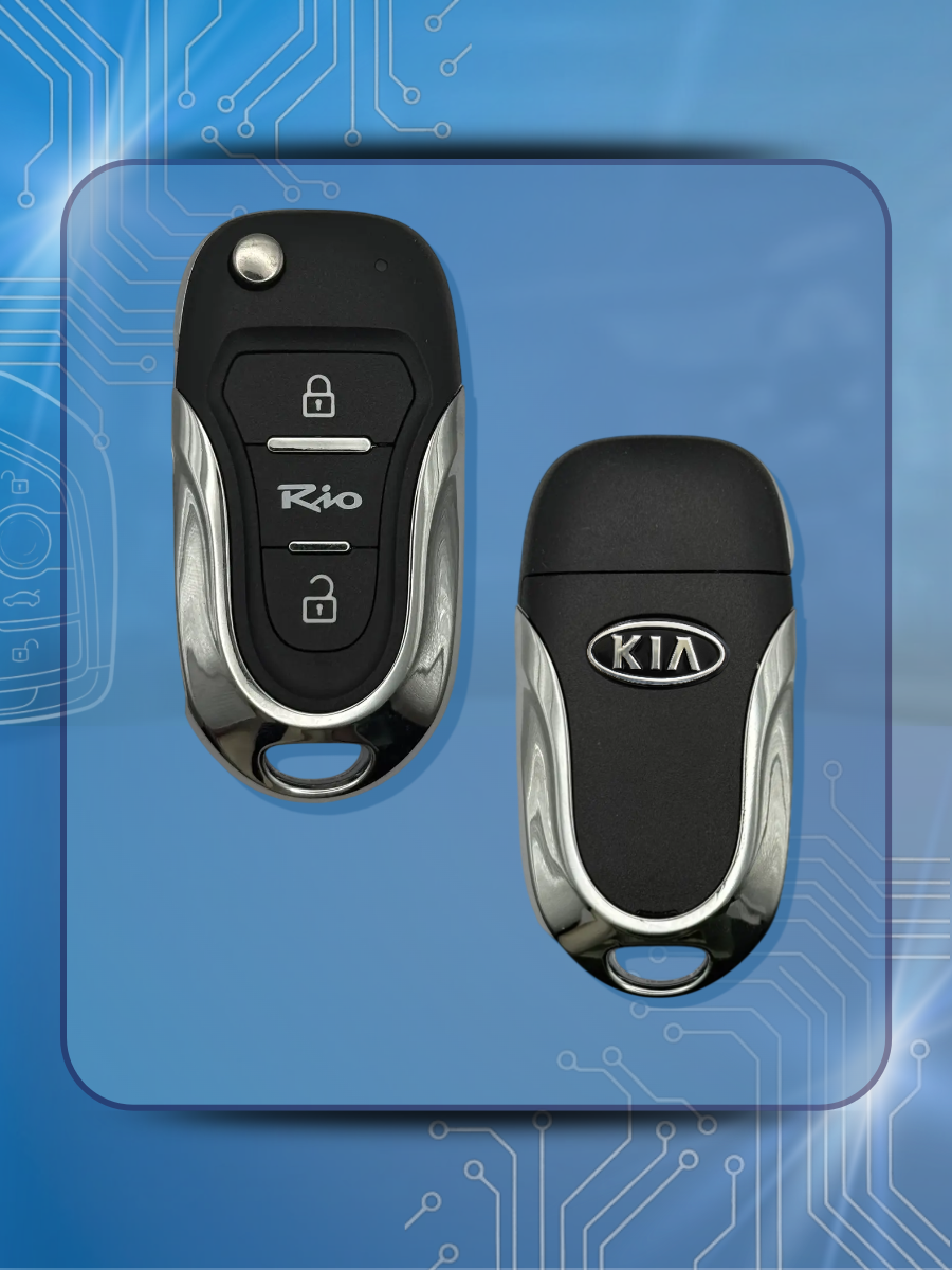 Корпус выкидного ключа с 3 кнопками для KIA RIO лезвие TOY48