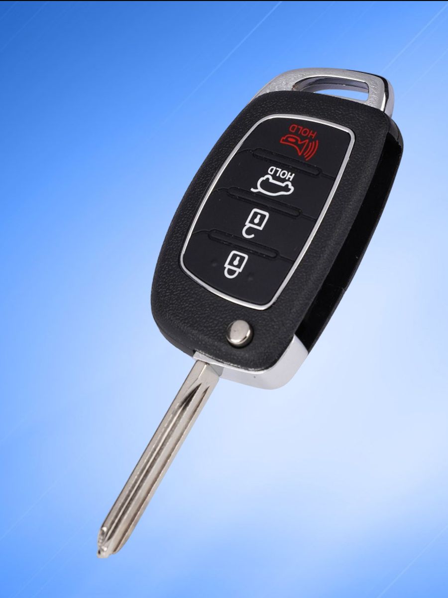 Корпус выкидного ключа с 3 кнопками +Panic лезвие HYN14R для Hyundai