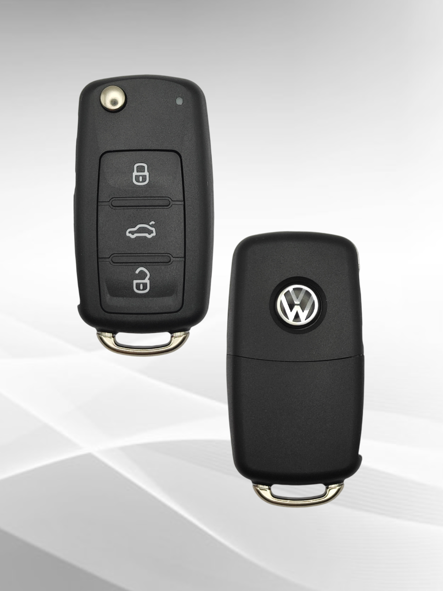 Выкидной ключ зажигания 3 кнопками 434 Mhz для Volkswagen