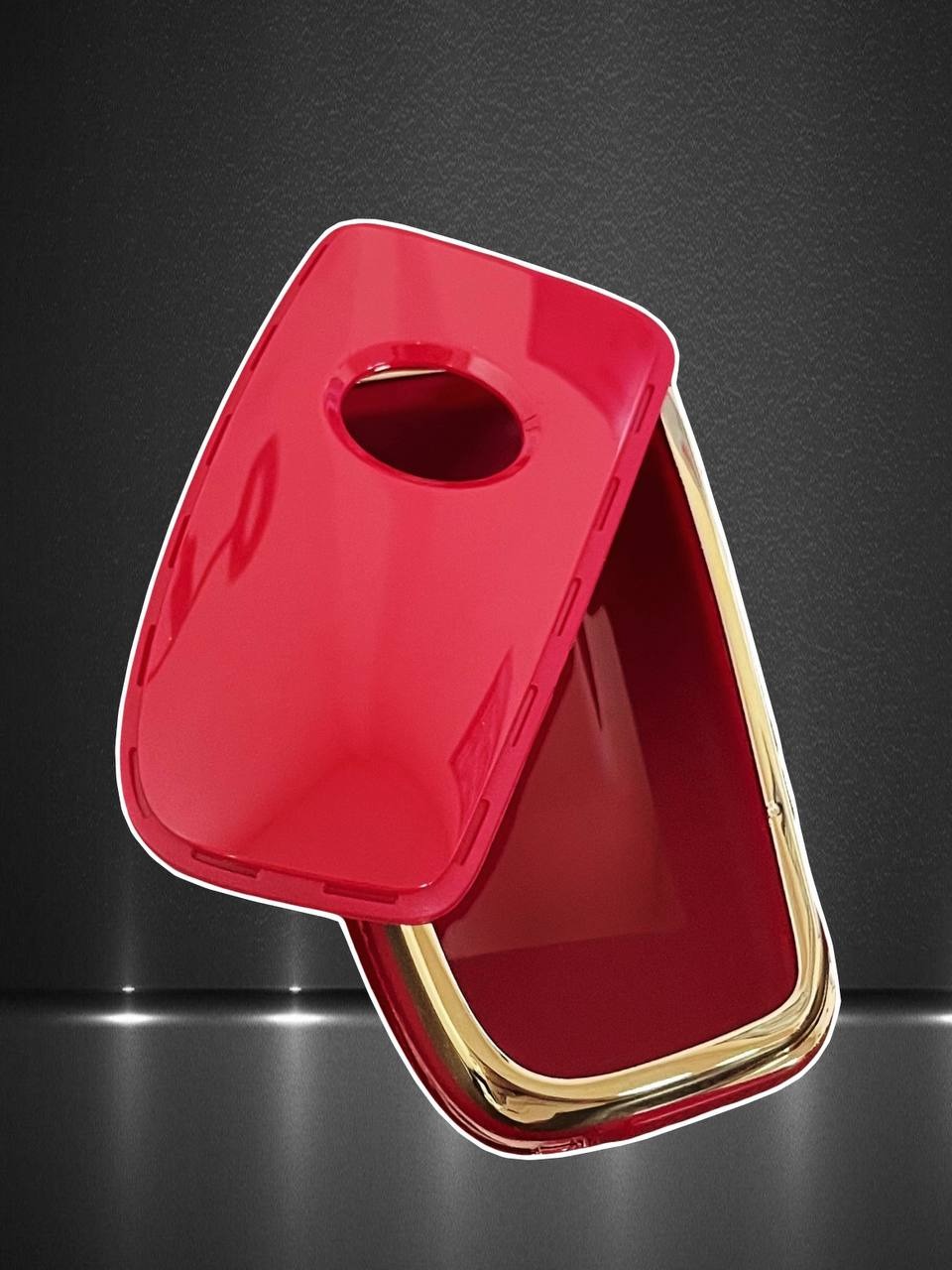 Чехол для смарт ключа LEXUS 4 кнопки  (красное золото)