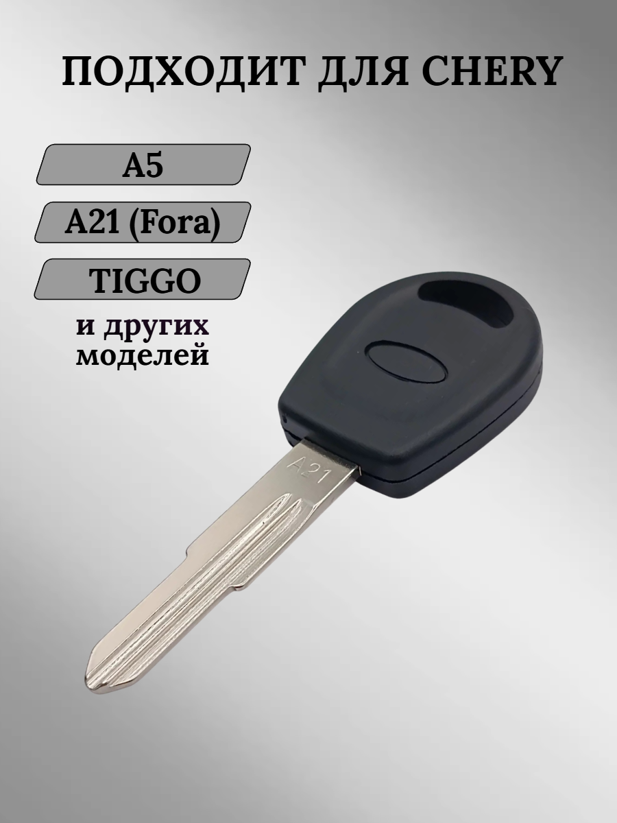 Заготовка с местом под чип для Chery A21 (5 шт.) 