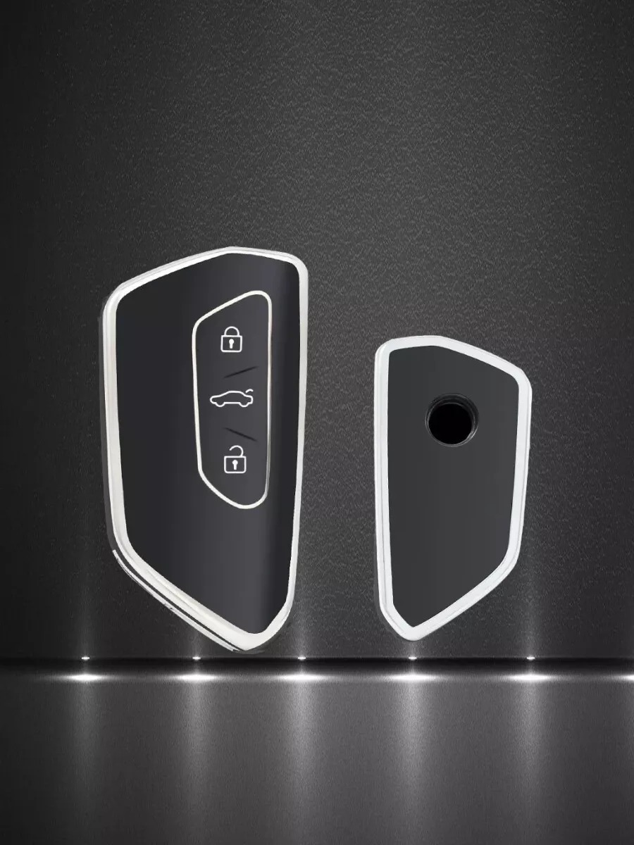 Чехол для ключа VOLKSWAGEN 3 кнопки черный