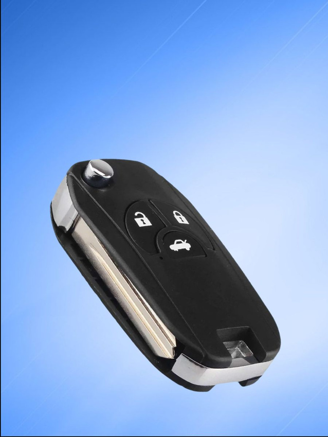 Корпус выкидного ключа с 3 кнопками для Nissan 