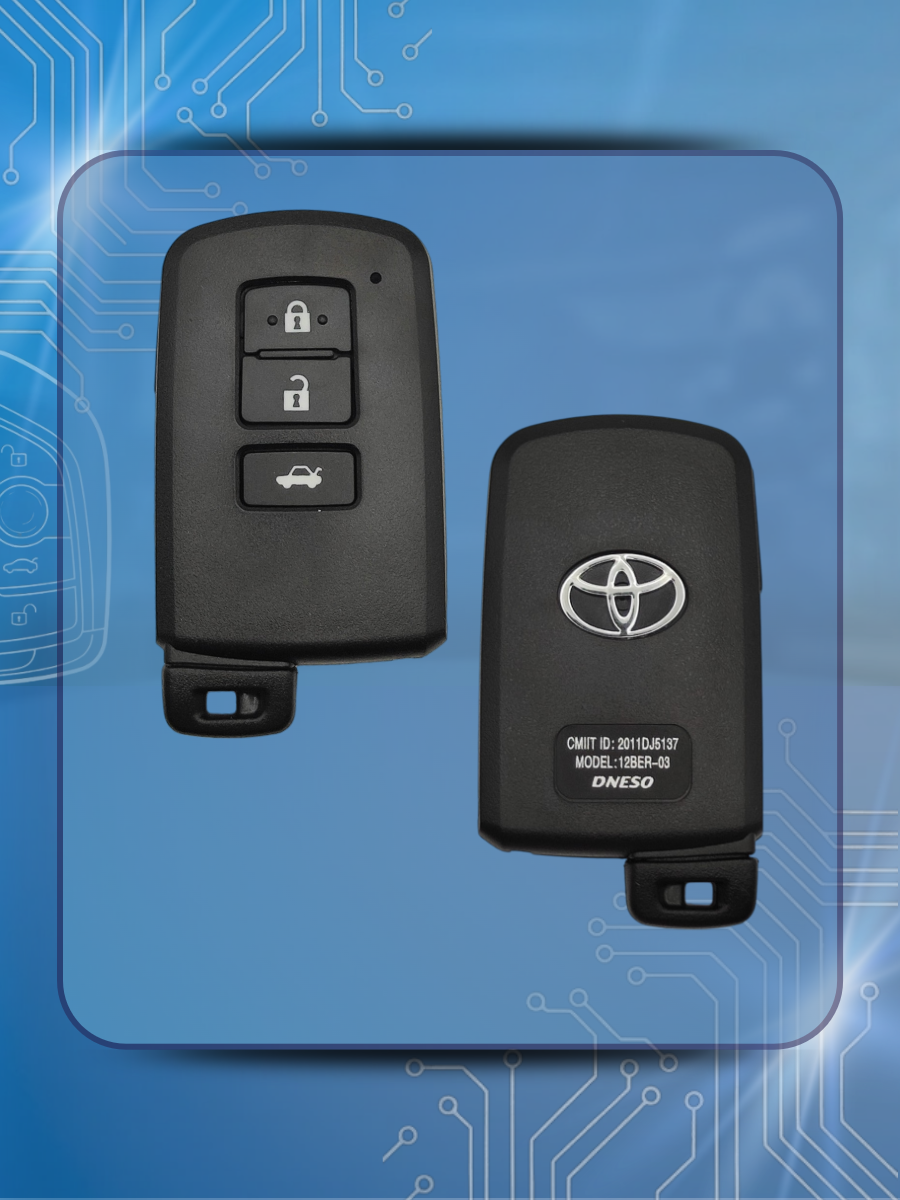 Корпус смарт ключа с 3 кнопками лезвие TOY40 для Toyota