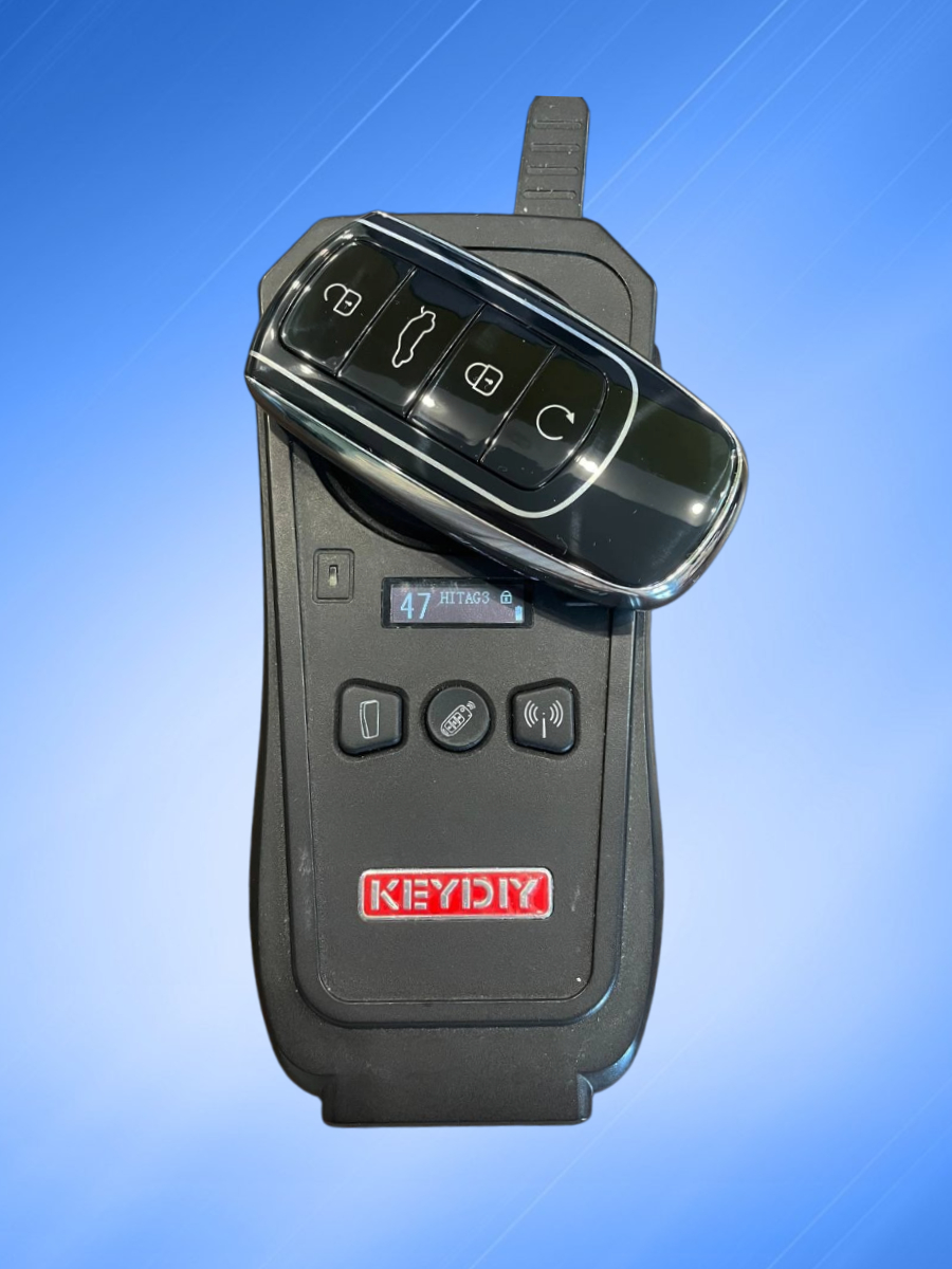 Оригинальный смарт ключ зажигания для Chery с 4 кнопками с частотой 433 mhz и чипом  ID47 HITAG 3