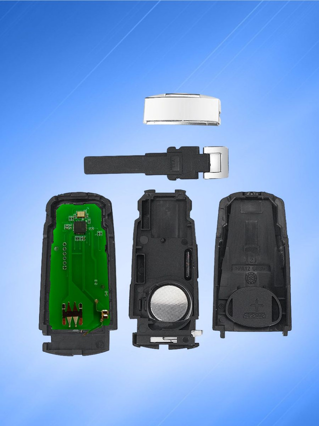 Смарт ключ зажигания для VW / Volkswagen с 3 кнопками +Panic с частотой 315 mhz