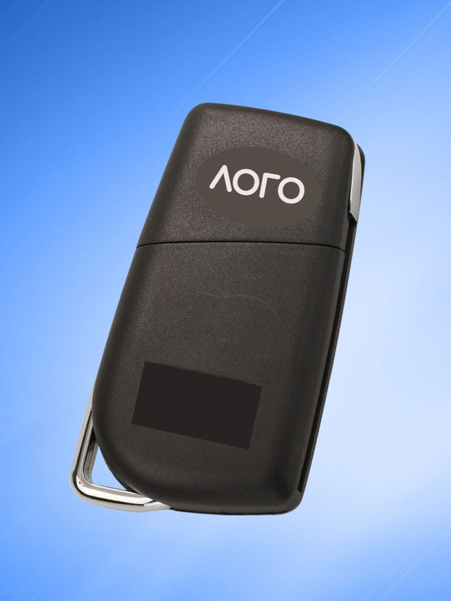 Корпус выкидного ключа с 2 кнопками лезвие VA2 для Toyota, батарейка CR1620