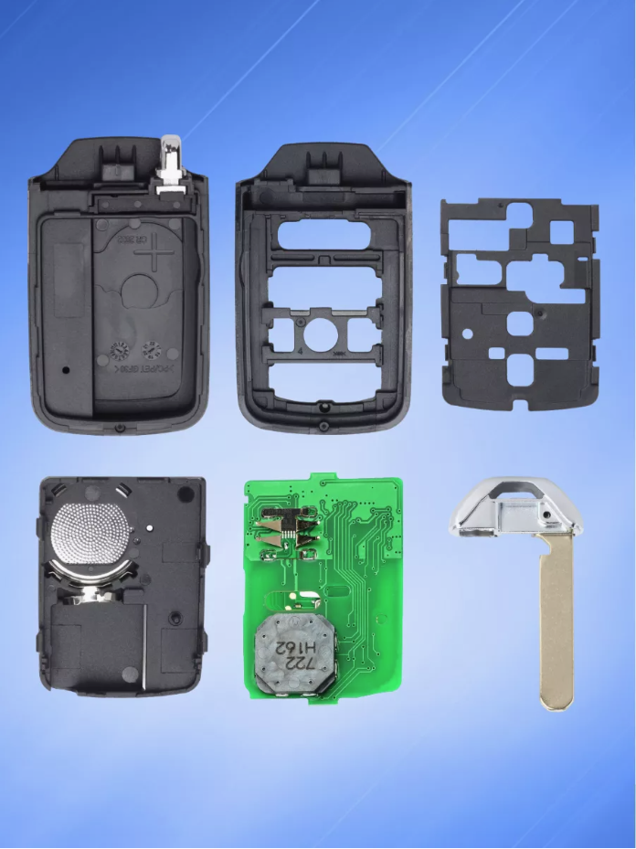 Смарт ключ зажигания для Honda с 2 кнопками с частотой 433 mhz с логотипом