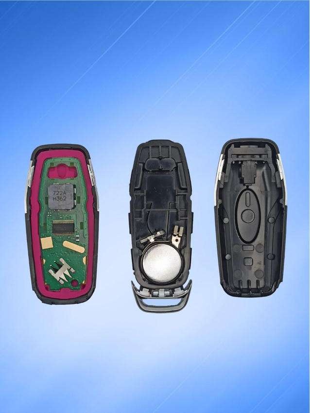 Смарт ключ зажигания для Ford с 3 кнопками с частотой 434 mhz и чипом ID49 с лезвием HU101 с системой Keyless Go