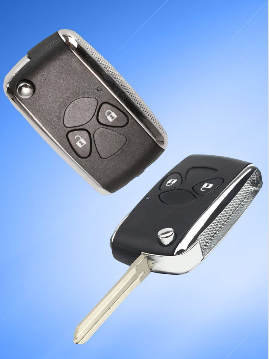 Корпус выкидного ключа с 2 кнопками лезвие TOY43 для Toyota / Тойота