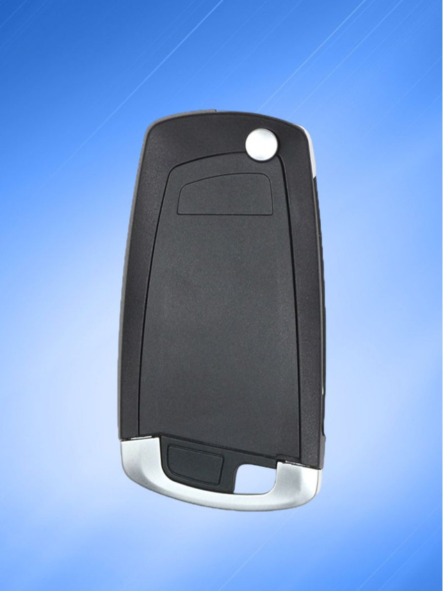 Выкидной модифицированный ключ зажигания для BMW CAS2 с 3 кнопками с частотой 433 mhz и чипом ID46 HITAG2 с лезвием HU92