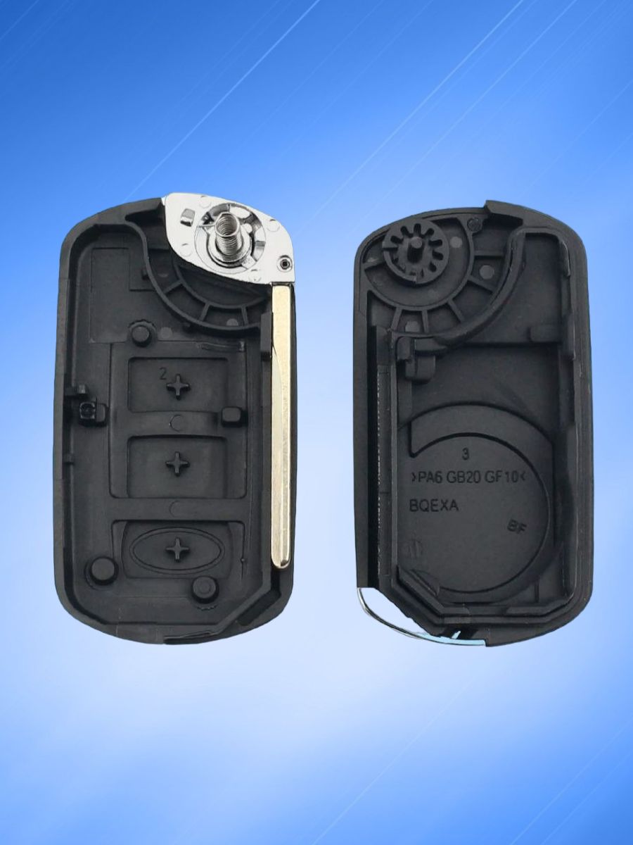 Корпус выкидного ключа с 3 кнопками лезвие HU101 для Land Rover 