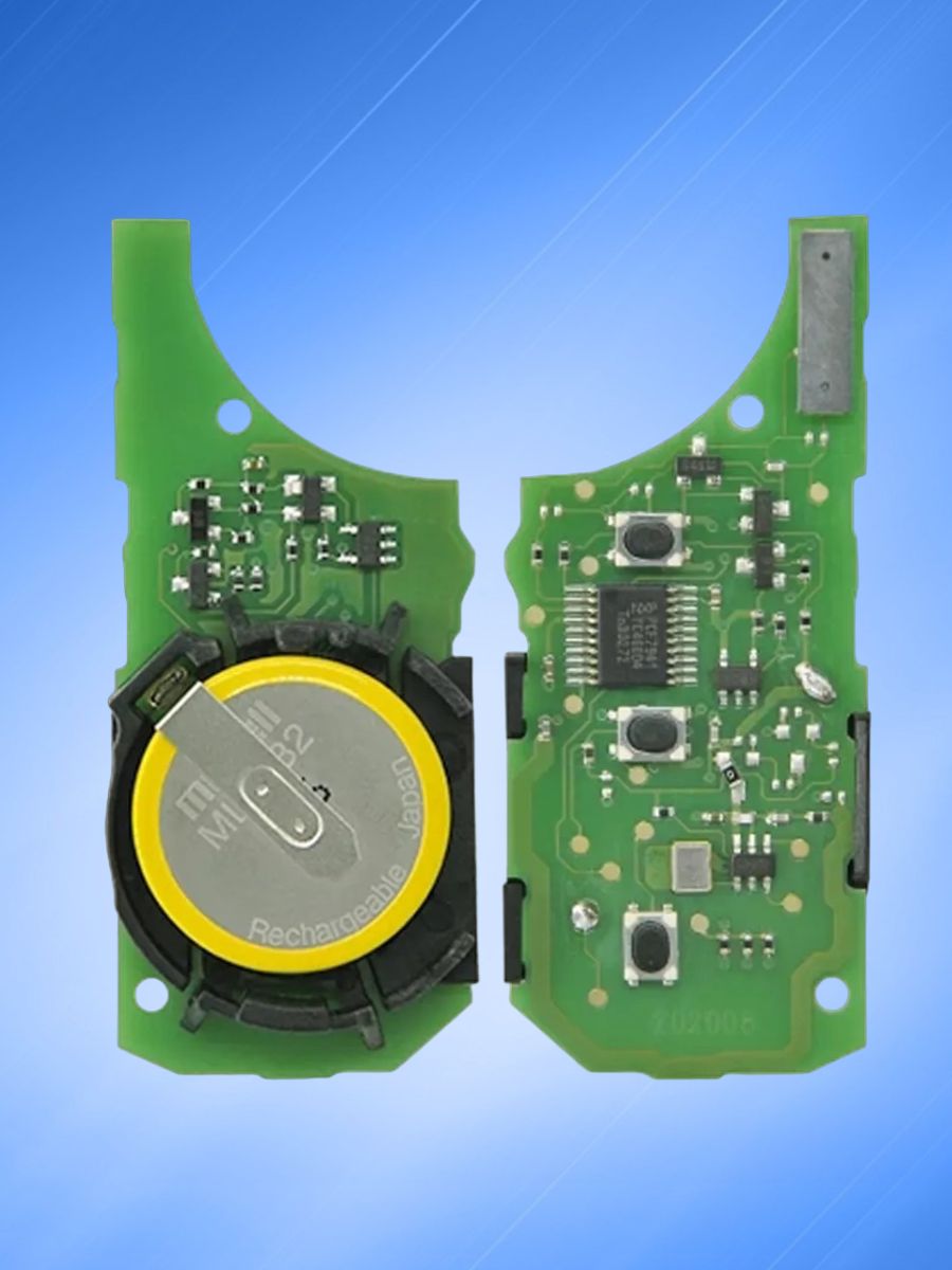 Выкидной ключ зажигания для Land Rover с 3 кнопками с частотой 434 mhz и чипом ID46 PCF7941 с лезвием HU101