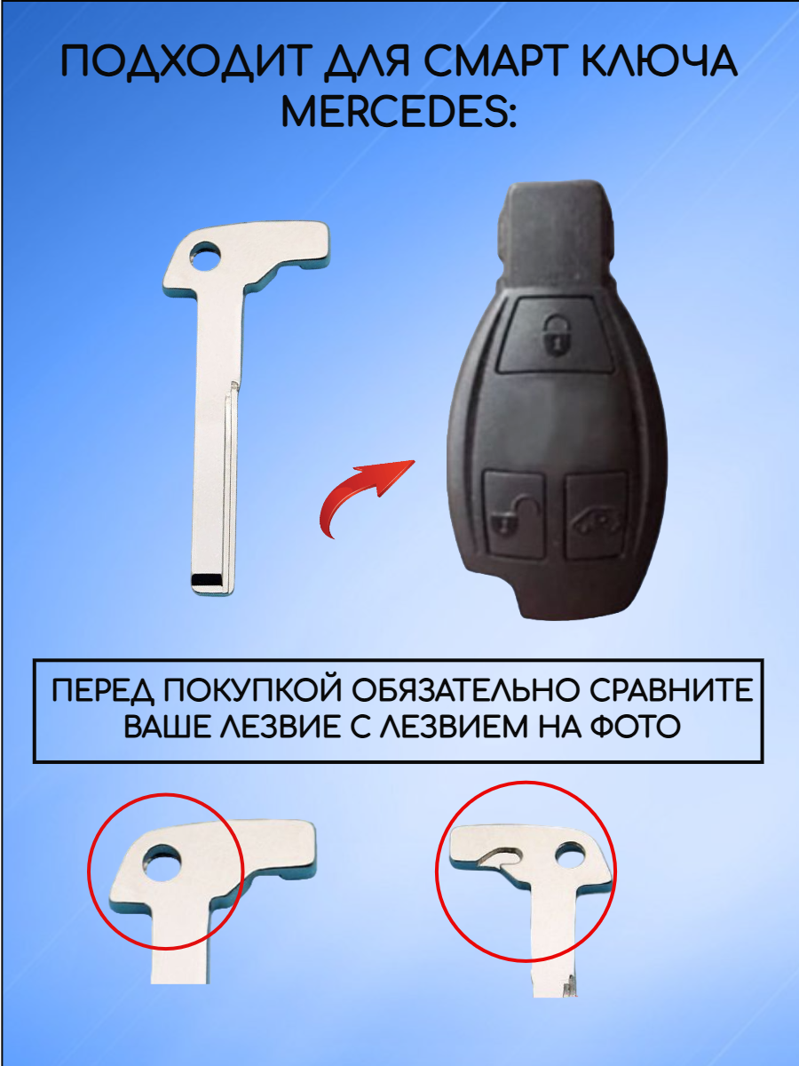 Сервисный ключ вставка для Mercedes-Benz MERS4