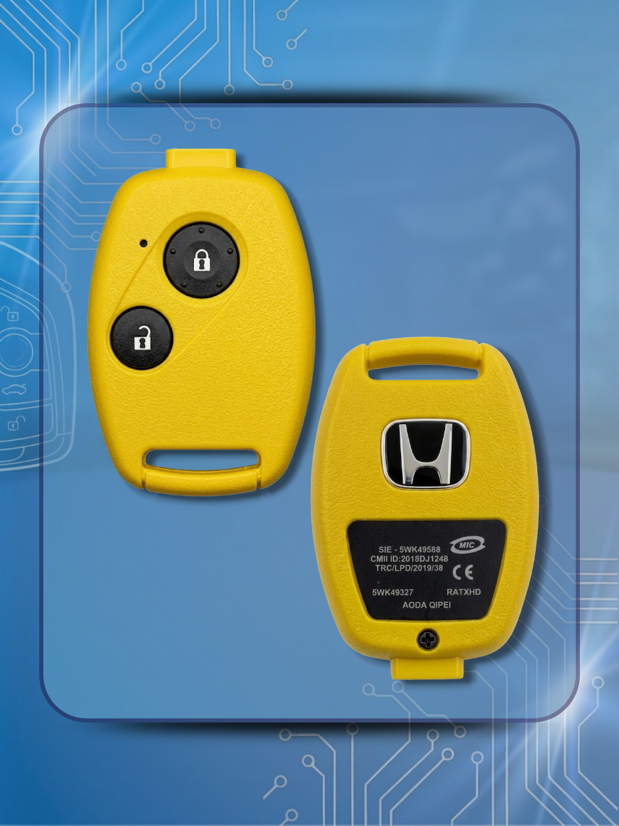 Корпус ключа с 2 кнопками без лезвия для Honda/Хонда Accord / Civic / CRV /PILOTT