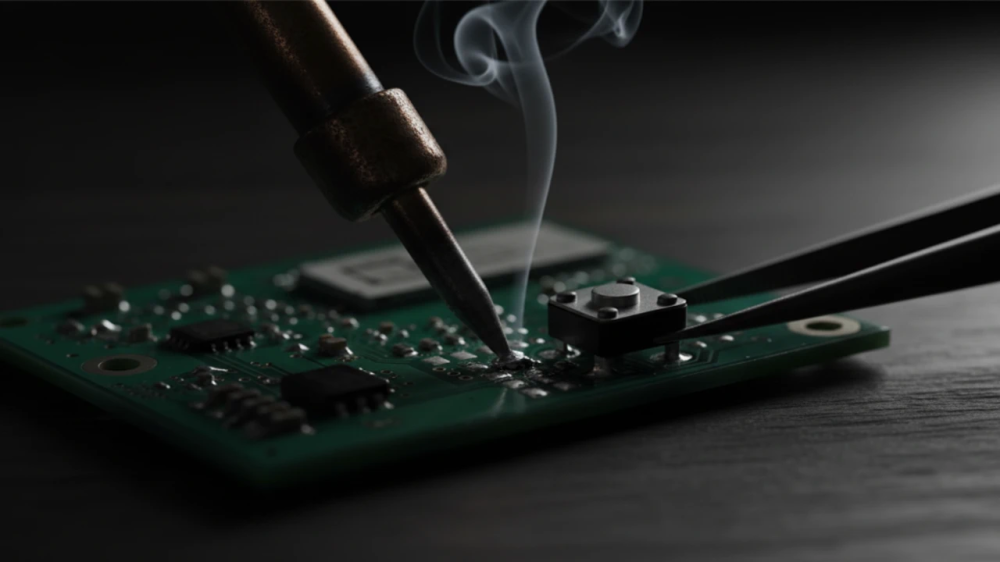 Как перепаять кнопки на плате автомобильного ключа