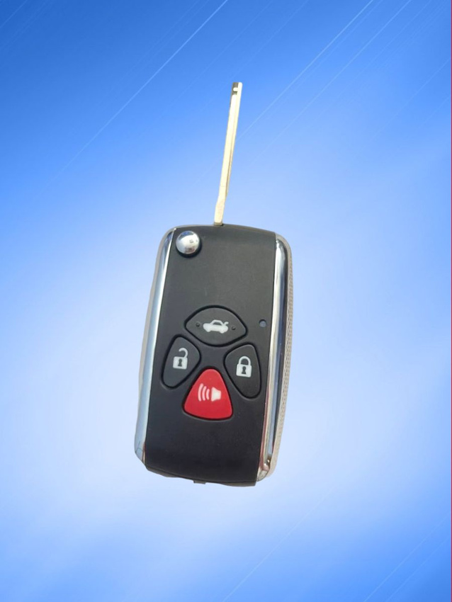 Корпус выкидного ключа с 3 кнопками +Panic лезвие TOY43 для Toyota / Тойота