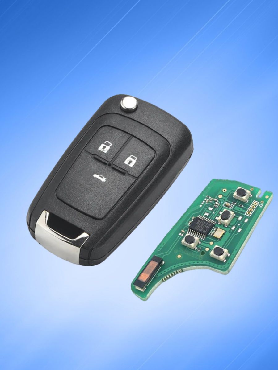 Выкидной ключ зажигания для Opel Astra J с 3 кнопками