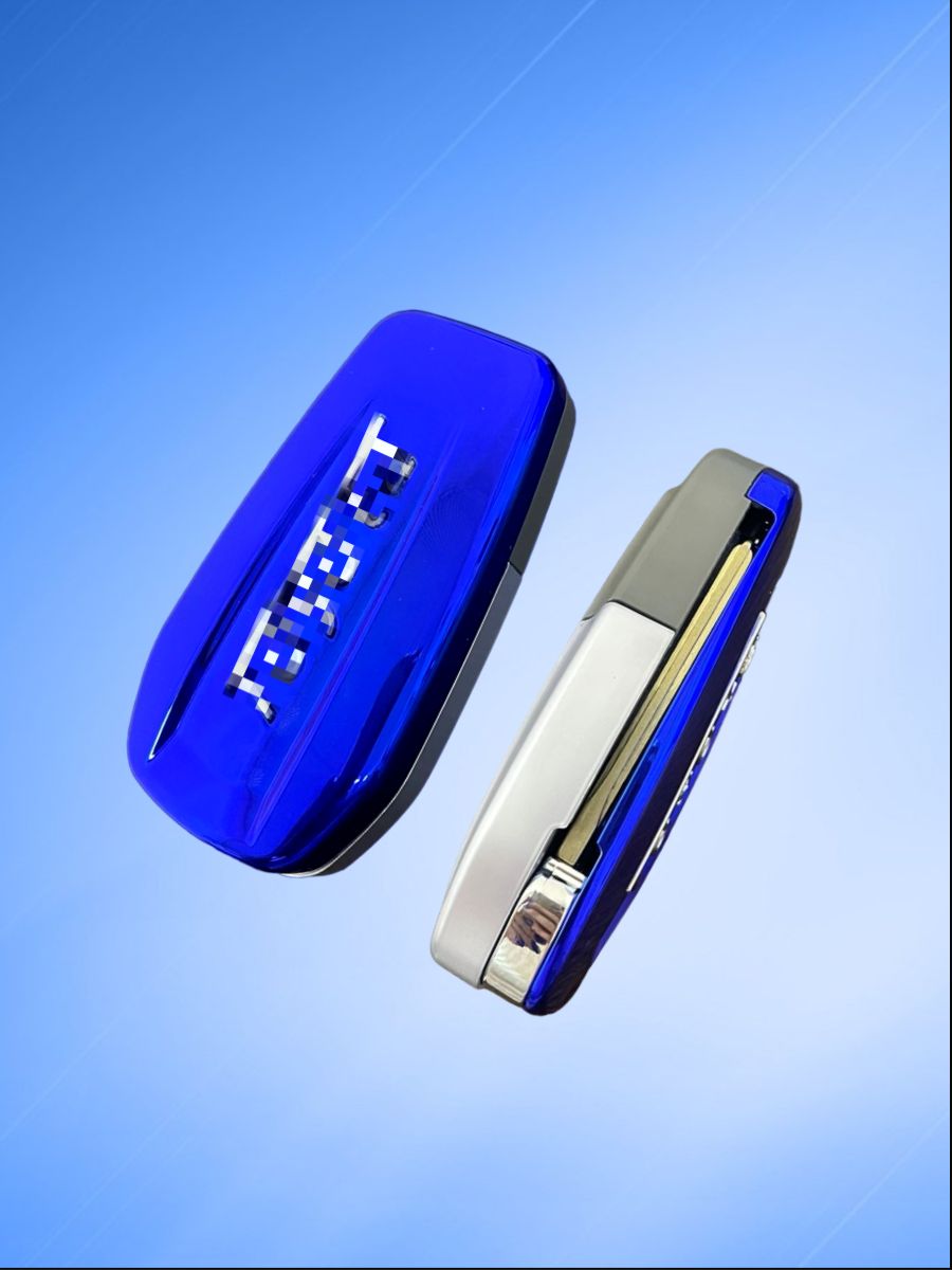 Корпус выкидного ключа с 2 кнопками лезвие TOY43 для Lexus, Синий