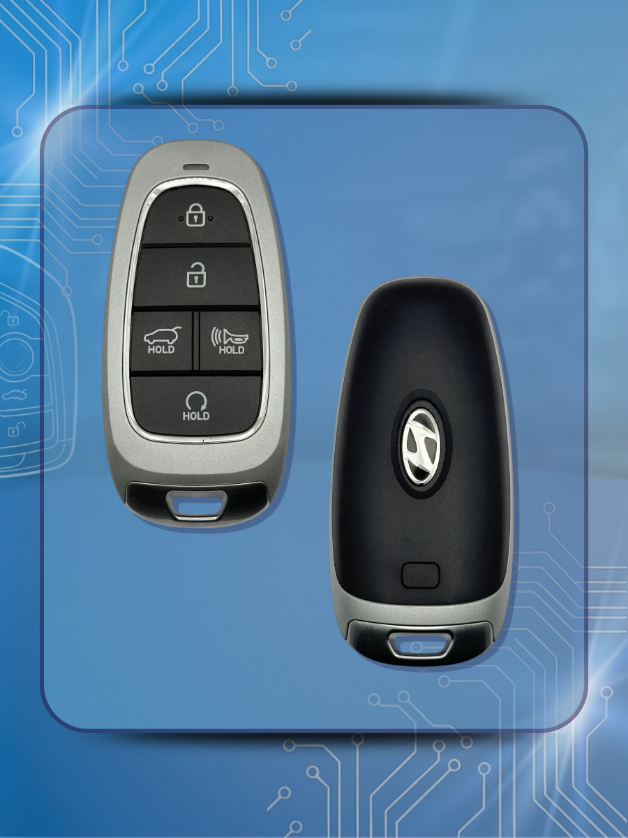 Корпус смарт ключа зажигания с 5 кнопками для HYUNDAI / SantaFe/ Palisade/ Sonata/ Tucson