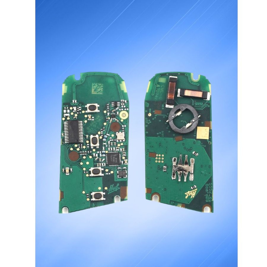 Смарт ключ для БМВ / BMW F-серии Hitag PRO HUF 5663 с 4 кнопками с частотой 434 mhz и чипом Hitag PRO ID49 PCF 7945 P