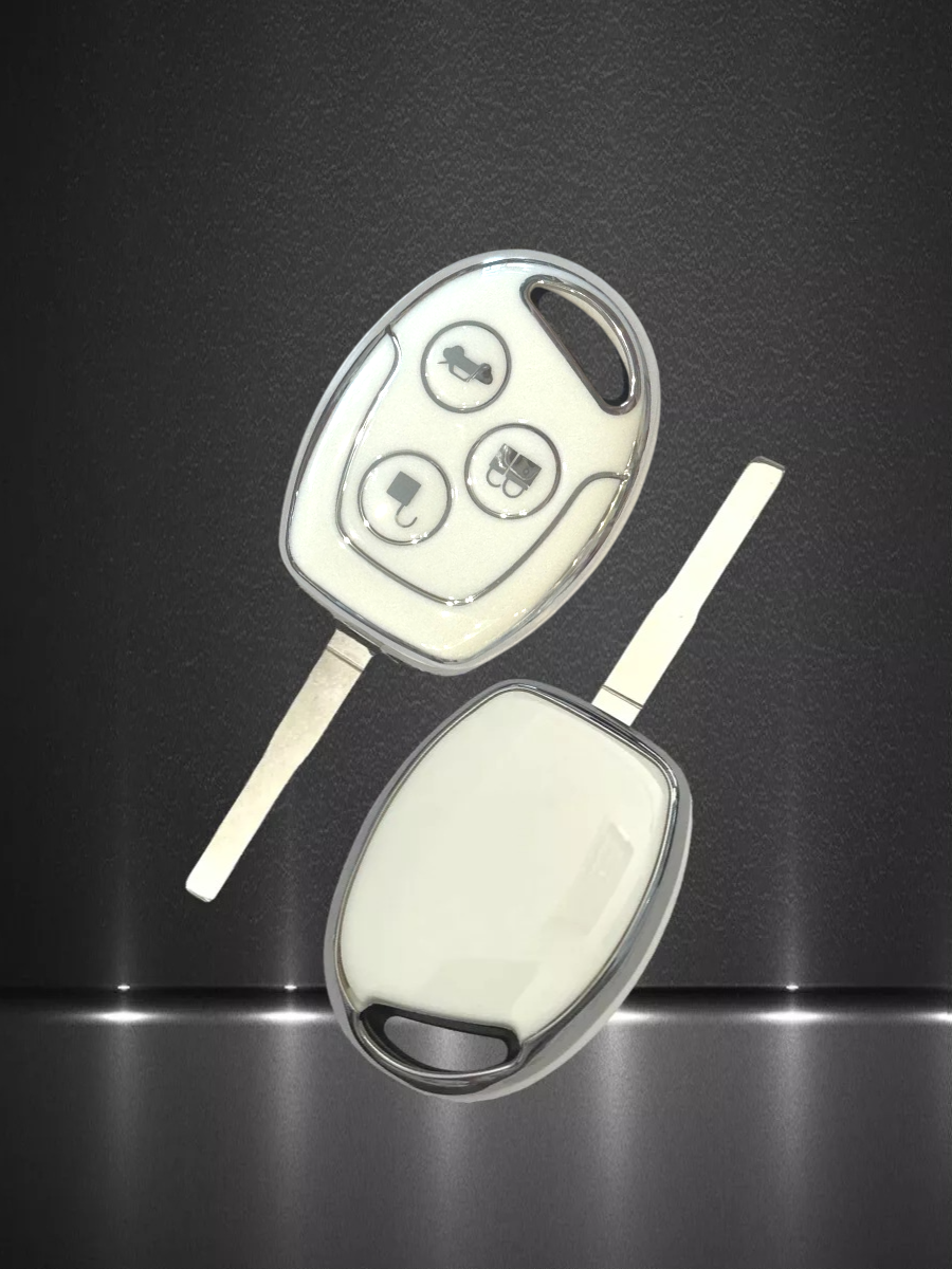 Чехол для простого ключа FORD белый