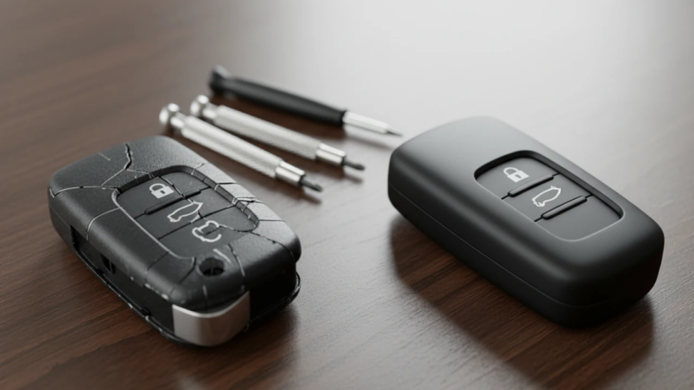 Как заменить корпус автомобильного ключа