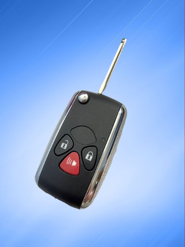 Корпус выкидного ключа с 2 кнопками +Panic лезвие TOY43 для Toyota / Тойота