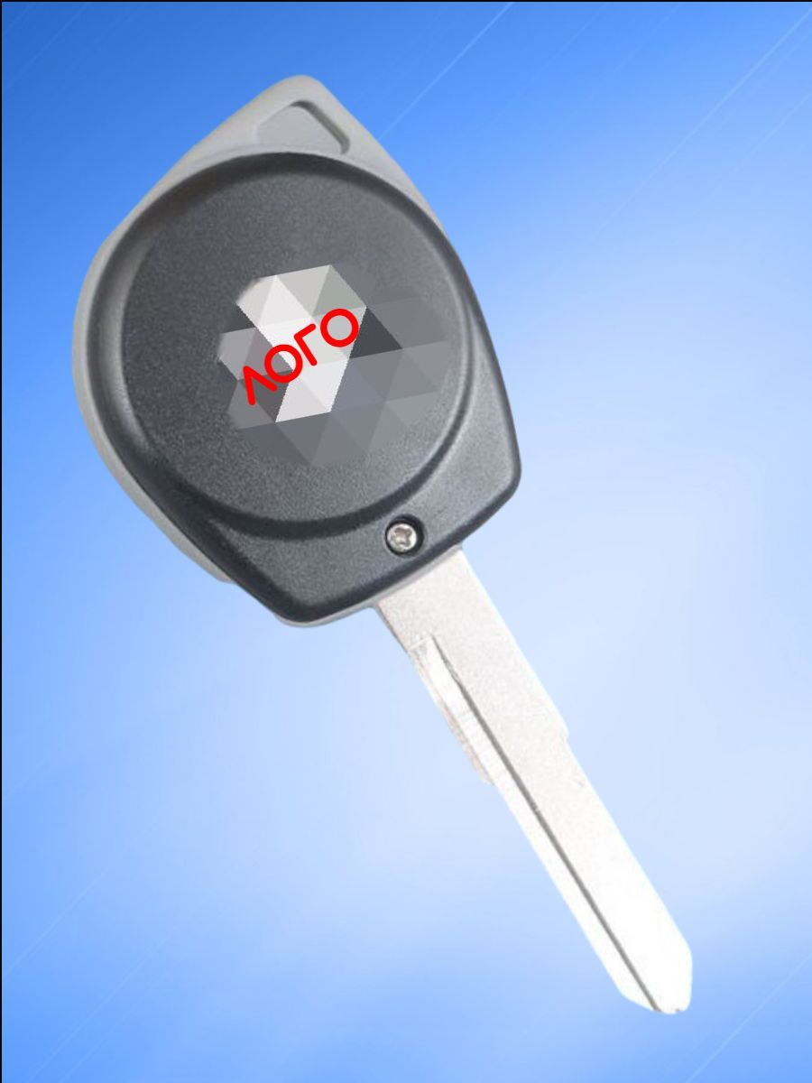 Корпус ключа с 2 кнопками лезвие HU133R для Suzuki  с логотипом