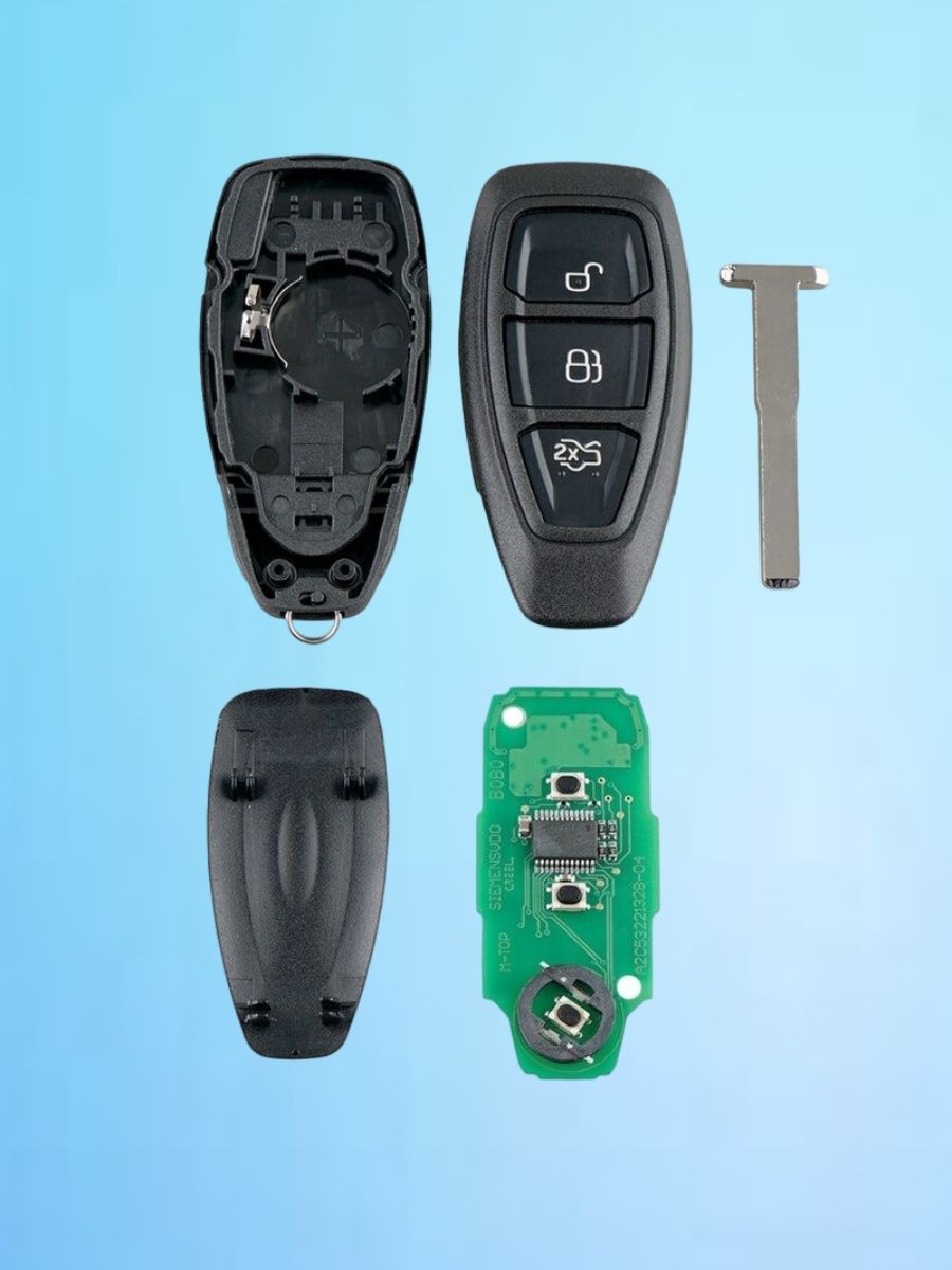 Смарт ключ зажигания для Форд с 3 кнопками с частотой 433 mhz и чипом ID49 PCF7953