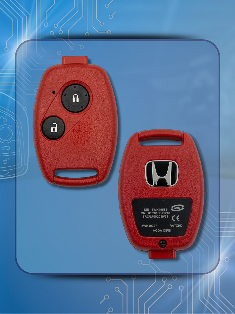Корпус ключа с 2 кнопками без лезвия для Honda/Хонда Accord / Civic / CRV /PILOT