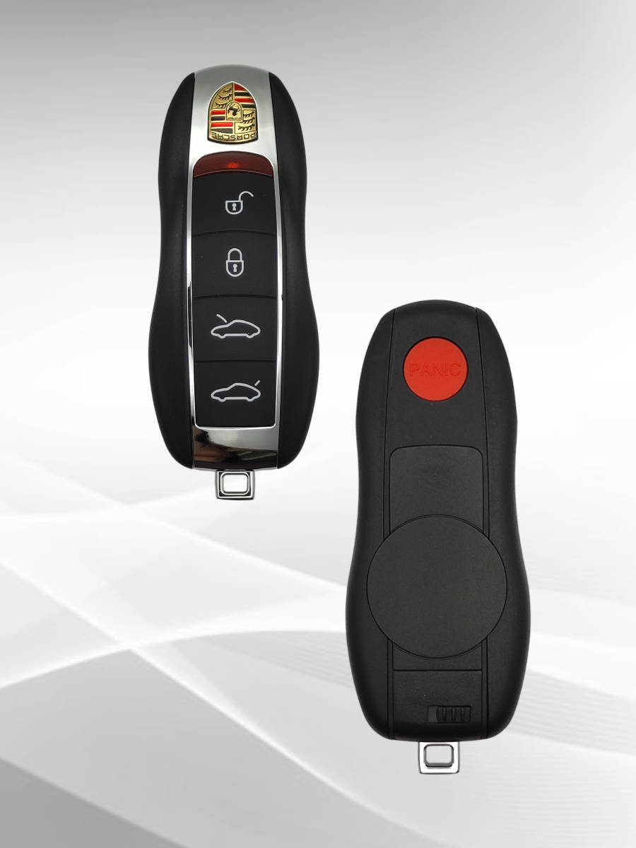 Смарт ключ зажигания с 4+1 кнопками для Porsche / Порш (черный)