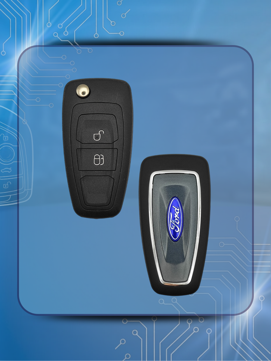 Корпус выкидного ключа с 2 кнопками лезвие FO21 для Ford / Форд