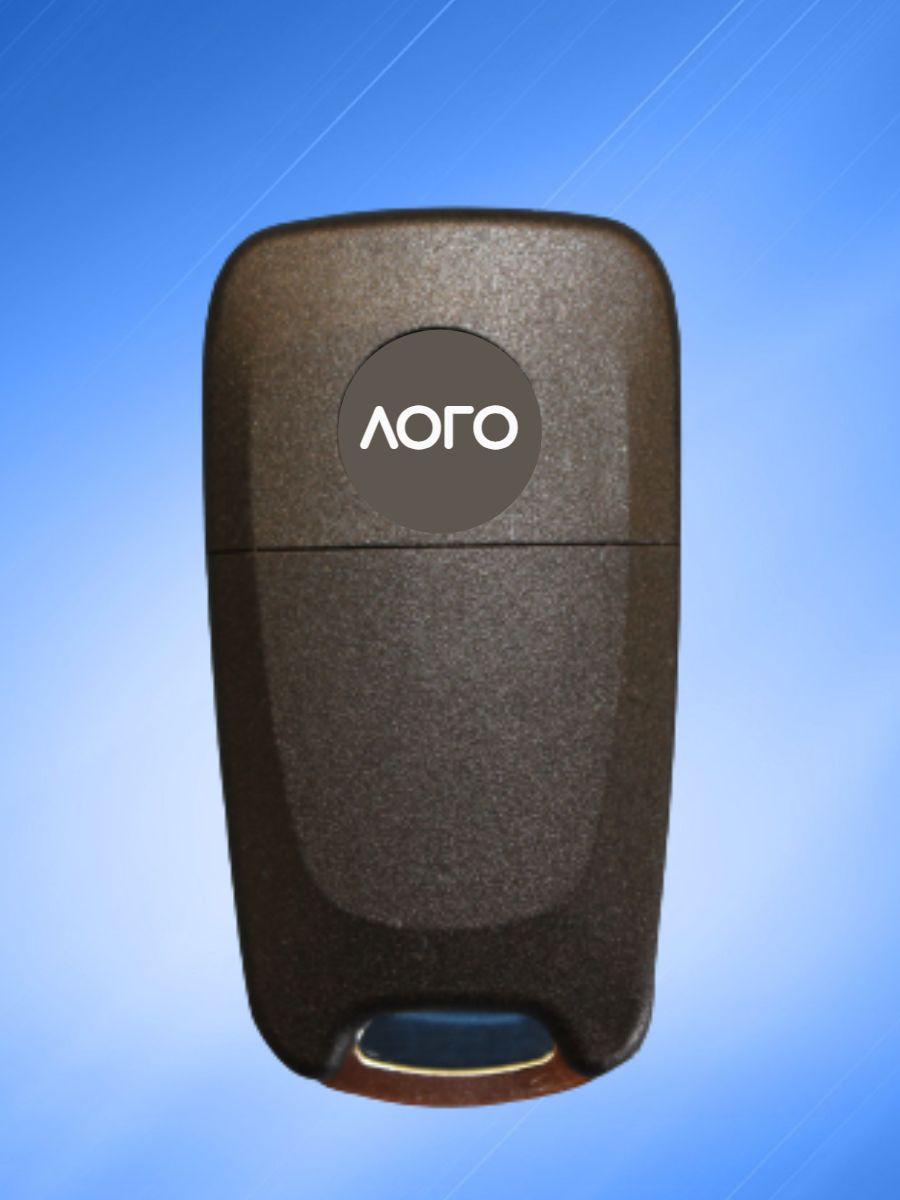 Выкидной ключ зажигания для LADA с 3 кнопками с частотой 433 mhz и чипом ID46 (под Хендай)