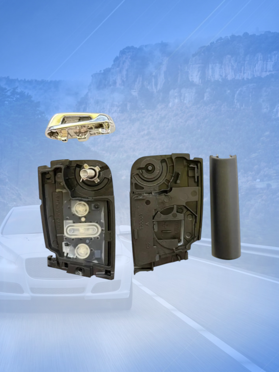 Корпус выкидного ключа с 3 кнопками, лезвие HU162 для VW/Фольксваген