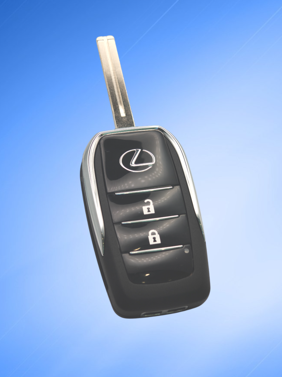 Корпус выкидного ключа с 2 кнопками для Lexus