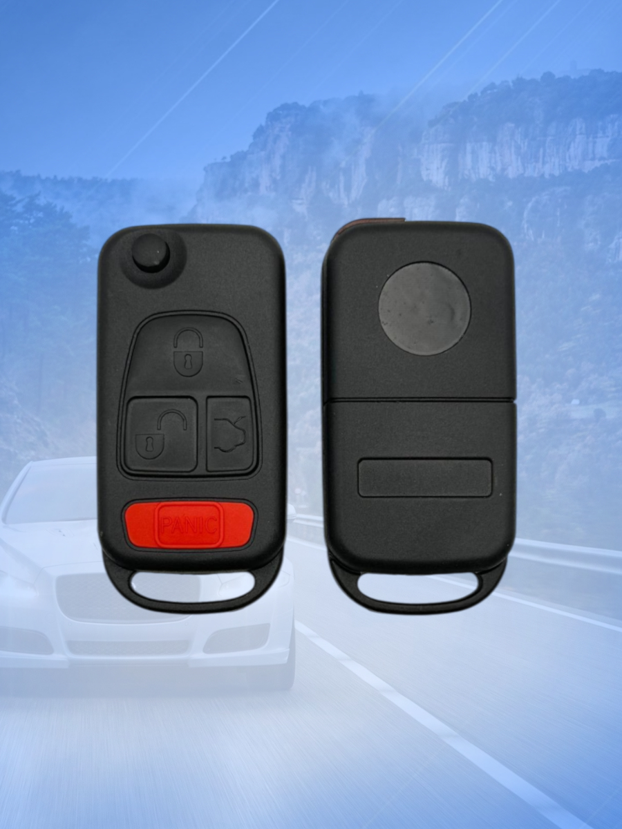 Корпус выкидного ключа с 4 кнопками лезвие HU39 для Mercedes Benz4