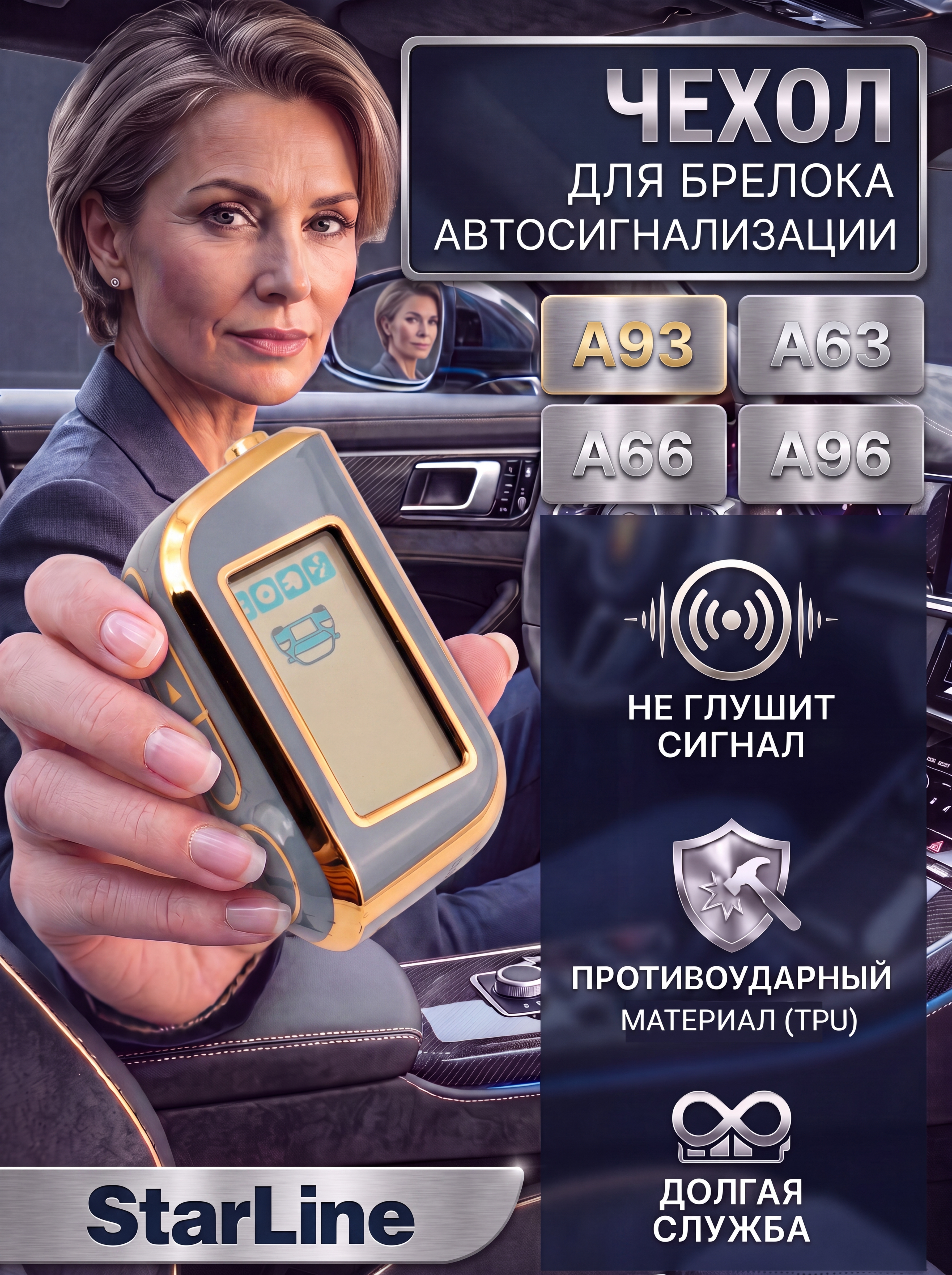 Защитный чехол для автосигнализации Starline А 63 / A93