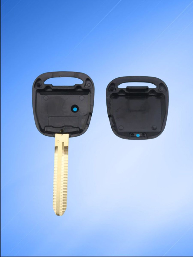 Корпус ключа с 1 кнопкой сбоку лезвие TOY43 для TOYOTA с логотипом