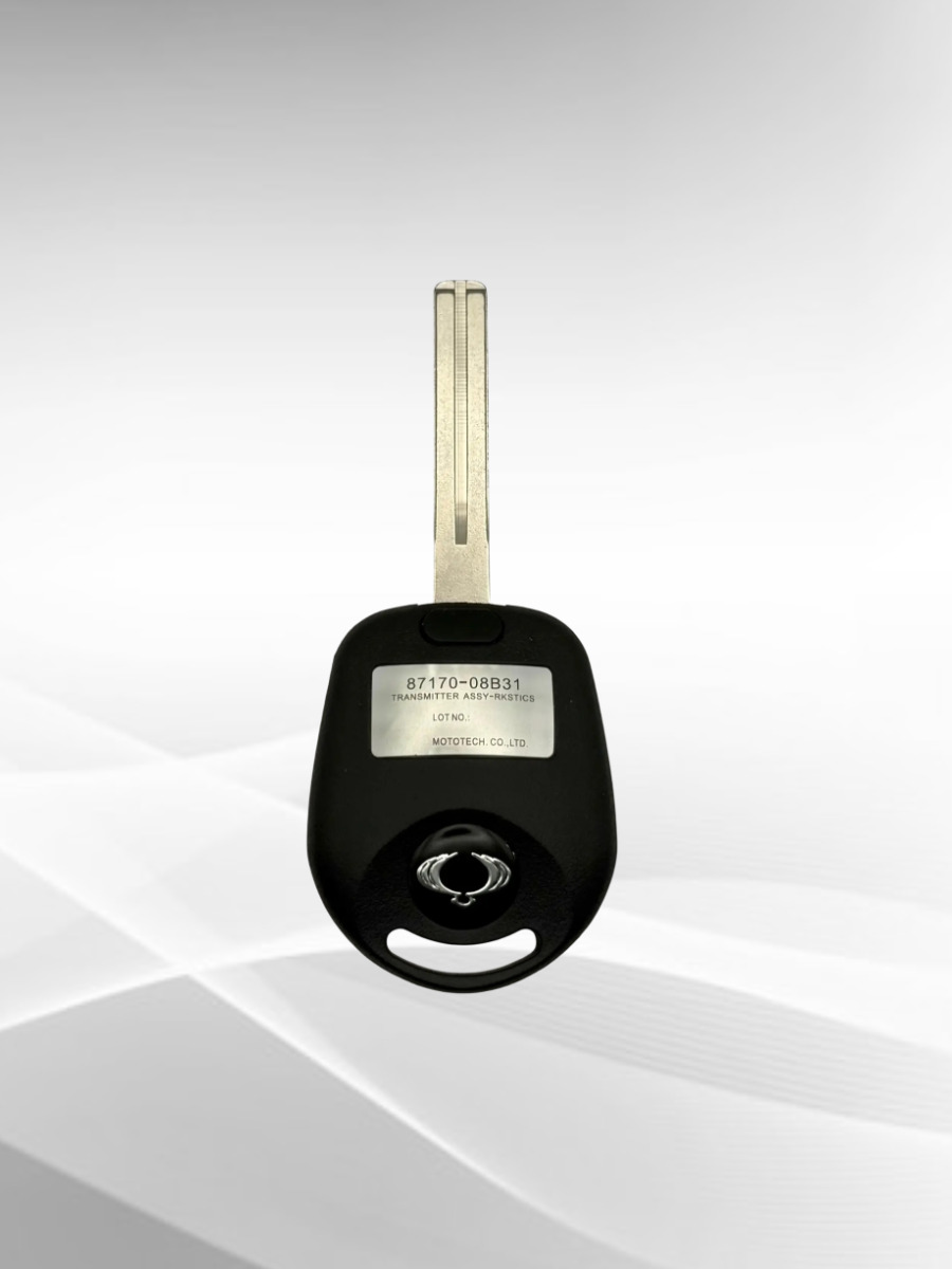 Смарт ключ зажигания с 2 кнопками для SsangYong с частотой 433mhz, лезвие TOY40