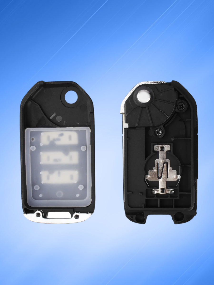 Корпус выкидного ключа с 3 кнопками +Panic для Хонда, без логотипа