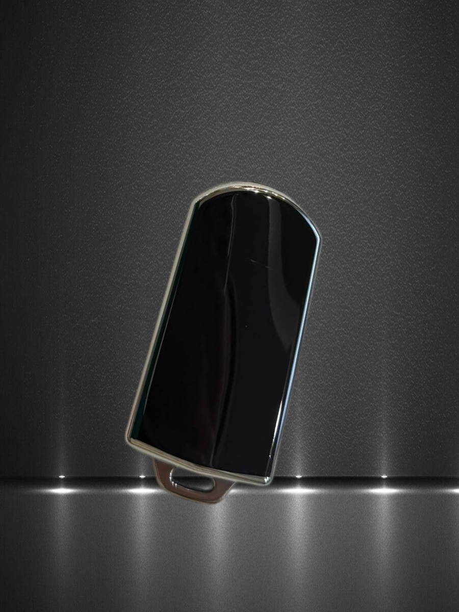 Чехол для выкидного ключа Mazda / Мазда 3 кнопки Черный