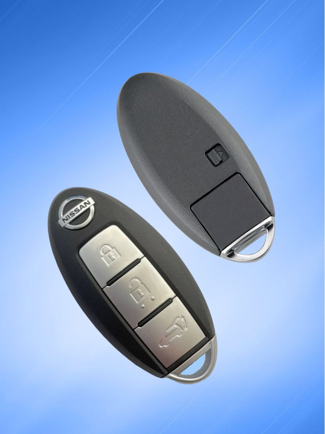 Корпус смарт ключа с 3 кнопками для Ниссан JEEP, контакт справа