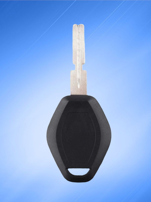 Простой ключ зажигания для BMW / БМВ с 3 кнопками с частотой 434 mhz и чипом ID46 HITAG2 с лезвием HU58