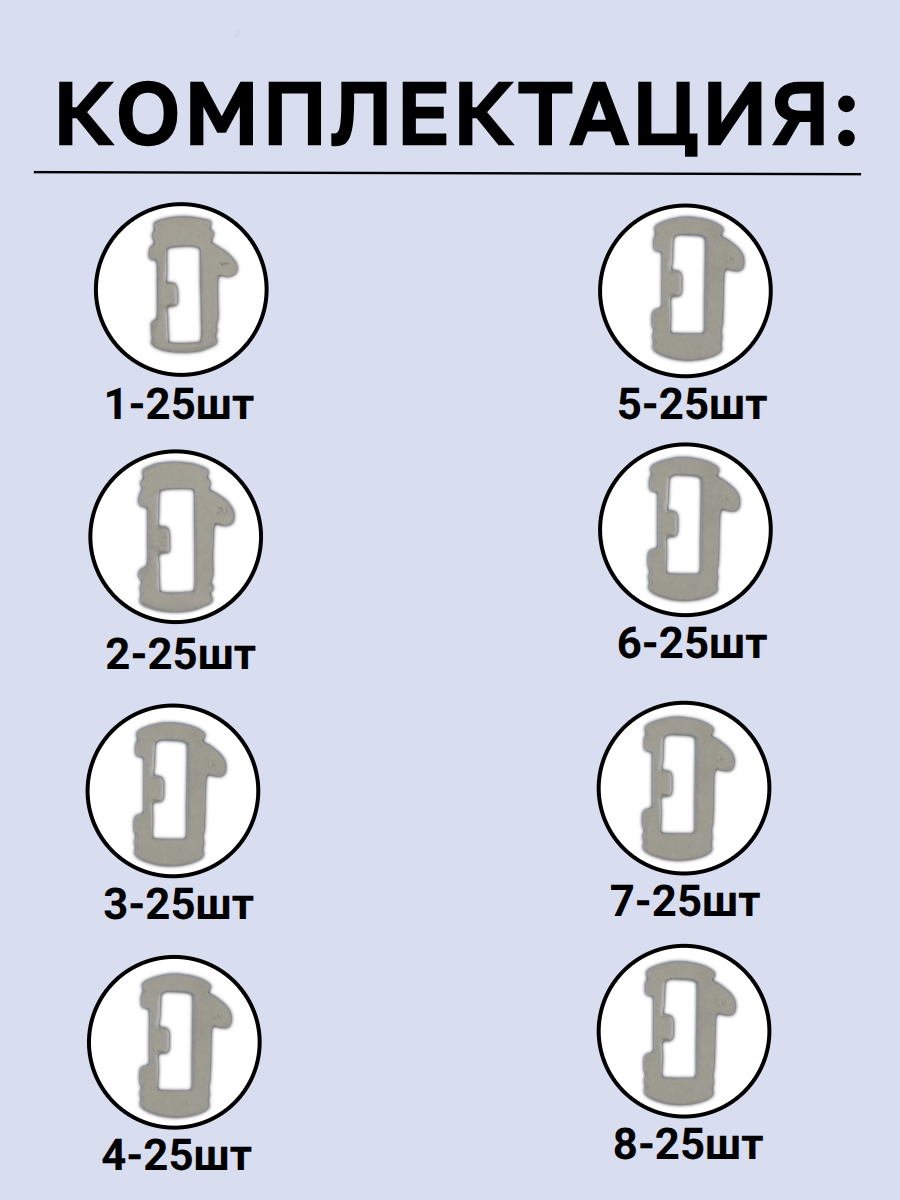 Автомобильные пины-секреты для замков Renault / Рено VA2