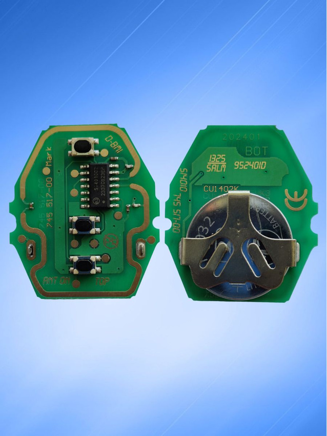 Простой ключ зажигания для BMW E-series с системой EWS с чипом ID44 PCF7935 с лезвием HU58