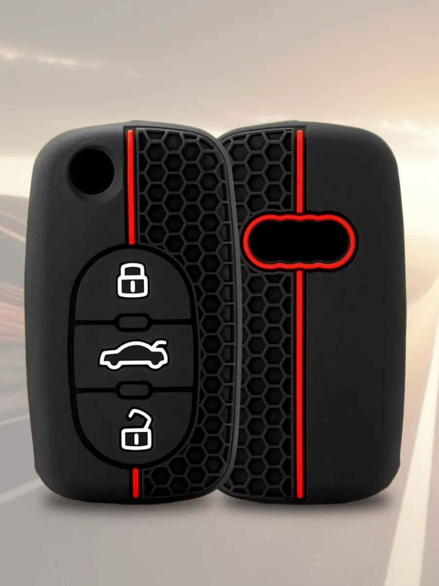 Чехол для выкидного ключа AUDI / АУДИ для 3 кнопок