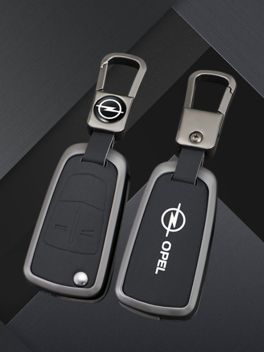 Чехол для выкидного ключа Opel 2 кнопки (черный)